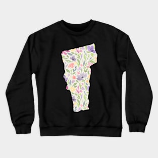 Vermont Silhouette Florals Crewneck Sweatshirt